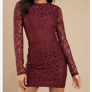 Tobi Lace long sleeve dress